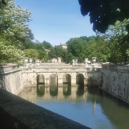 Les Pins Parking Privé Extérieur Nîmes